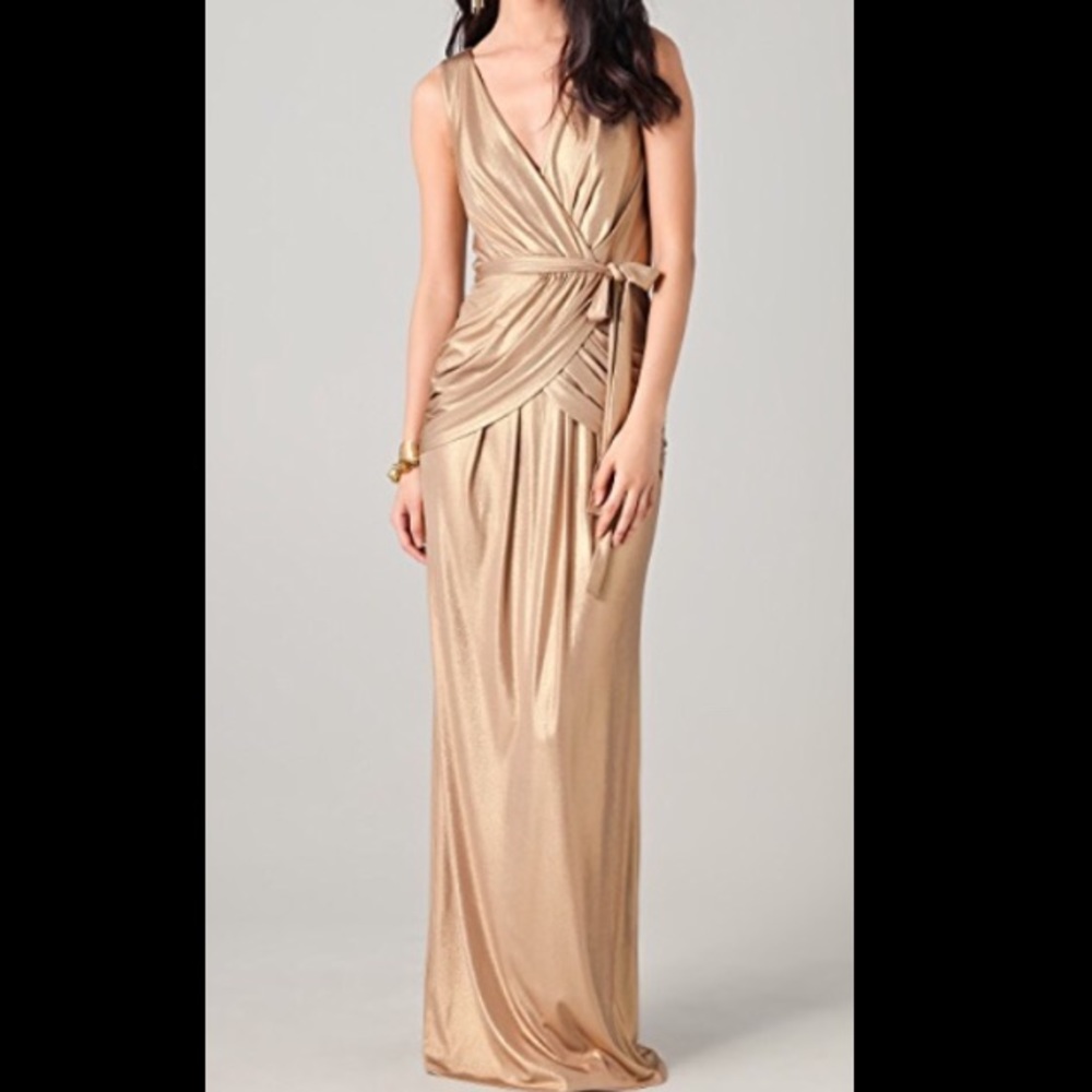 Metallic Gold ALICE by Temperley Gown